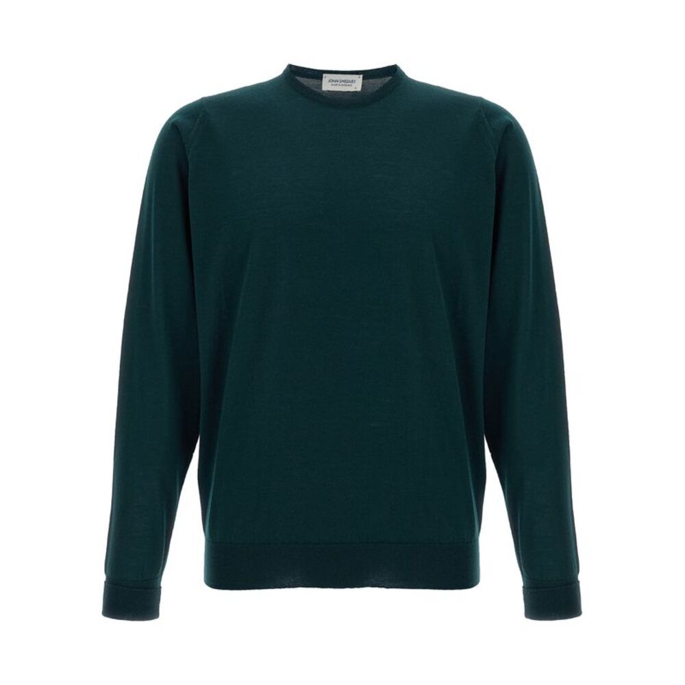 JOHN SMEDLEY Bicolor Merino Wool Men's Cardigan